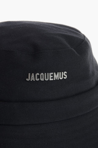 Solid-Color Bucket Hat LE BOB GADJO With Silver-Tone Metal Logo