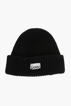Ribbed Wool-Blend Beanie