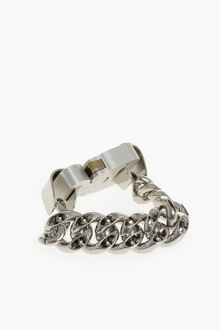 Chain Bracelet With Tactical Buckle Closure