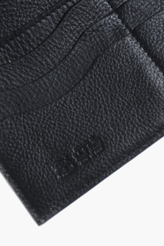 Portafoglio in Pelle Martellata con Logo tono su Tono inciso