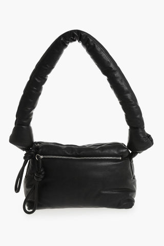 Padded Leather Shoulder Bag