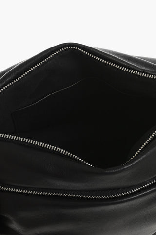 Padded Leather Shoulder Bag