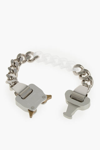 Chain Bracelet Tactical With Clear Detail And Buckle Closure