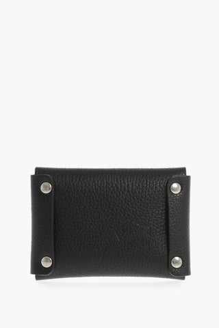 Portaspiccioli TITANO in Pelle Martellata con Monogram