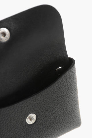 Portaspiccioli TITANO in Pelle Martellata con Monogram
