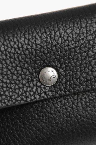 Portaspiccioli TITANO in Pelle Martellata con Monogram
