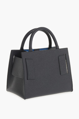 Borsa a Mano BOBBY in Pelle Saffiano con Maxi Fibbia Dorata