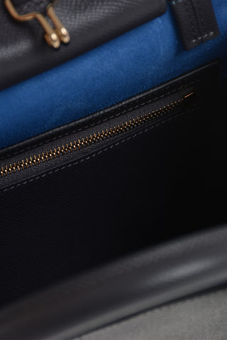 Borsa a Mano BOBBY in Pelle Saffiano con Maxi Fibbia Dorata