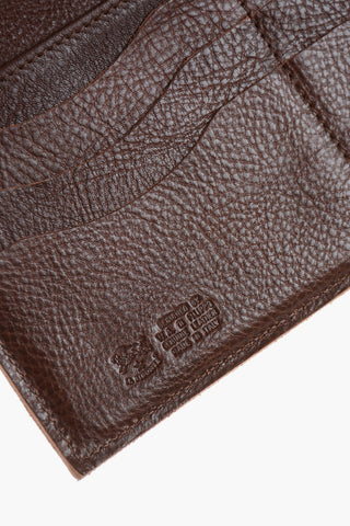 Portafoglio in Pelle Martellata con Logo tono su Tono inciso