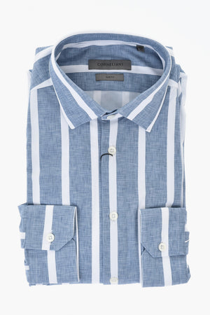 Wrinkle-Free Slim Fit Striped Shirt