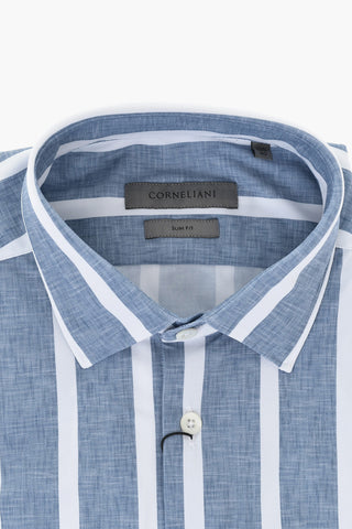 Camicia Wrinkle-Free Slim Fit a Righe