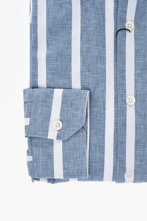 Wrinkle-Free Slim Fit Striped Shirt