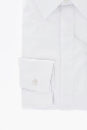 CODE Slim-Fit-Hemd mit verdeckter Knopfleiste und italienischem Kragen