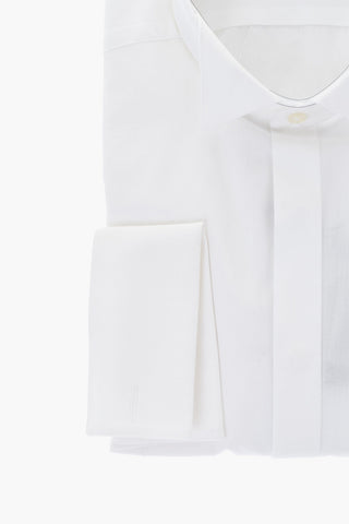 CC COLLECTION Camicia in Popeline di Cotone con Collo Diplomatico 