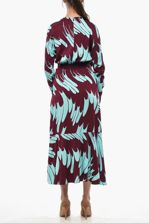 Drapiertes Kleid MAGNOLIA mit Cut-out