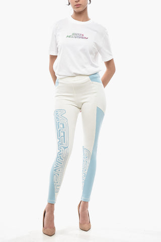 Bicolour Technical Fabric Leggings SCUBA AQUAFLEX