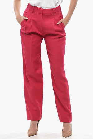 Pantaloni a 2 Pinces LARA in Misto Lana
