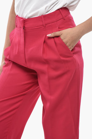 Pantaloni a 2 Pinces LARA in Misto Lana