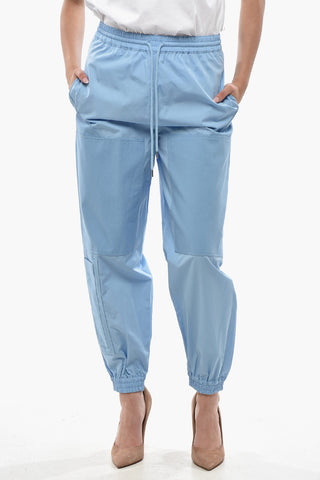 Pantaloni in Cotone KARA con Patch Jacquard
