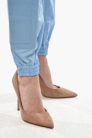 Pantaloni in Cotone KARA con Patch Jacquard