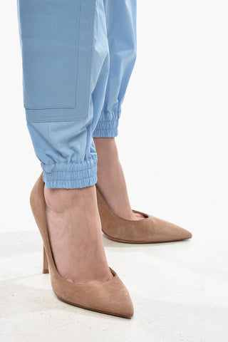 Pantaloni in Cotone KARA con Patch Jacquard