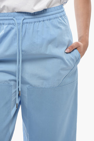 Pantaloni in Cotone KARA con Patch Jacquard