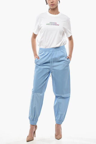 Pantaloni in Cotone KARA con Patch Jacquard