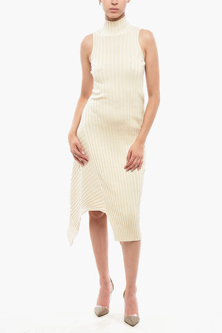 Midikleid aus Rippstrick