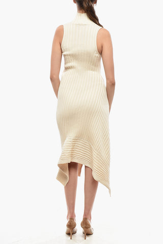 Midikleid aus Rippstrick