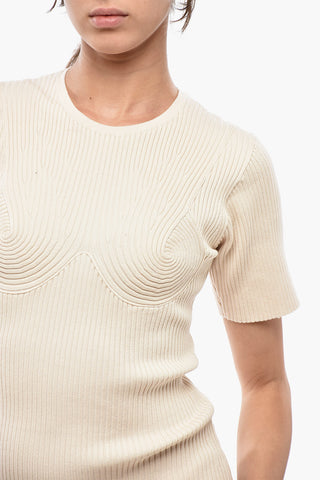 Figurbetontes Rippenkleid