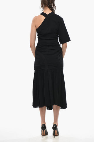 Vestito Monospalla EMMELINE con Drappeggi