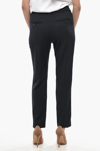 Hose Regular-Fit aus Wolle mit Reißverschlusstaschen