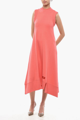 Flared Sweatshirt Dress REFIBRA Sleeveless