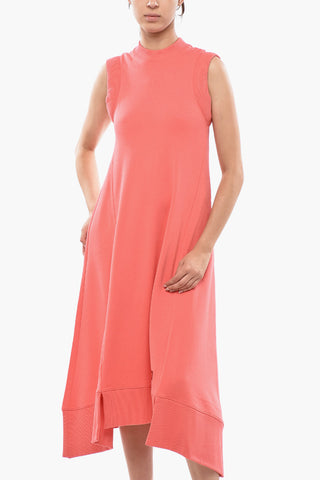 Flared Sweatshirt Dress REFIBRA Sleeveless