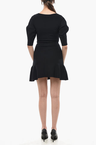 Strick-Minikleid COMPACT mit ausgestelltem Schnitt