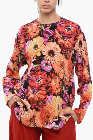 Silk Blouse With Floral Print