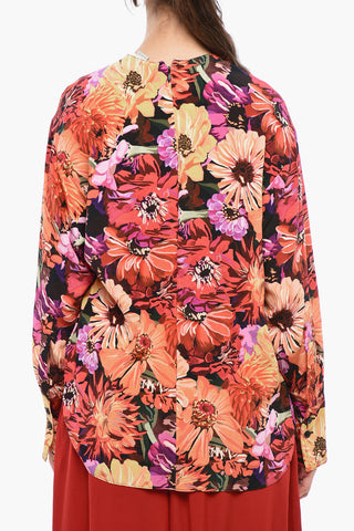 Silk Blouse With Floral Print