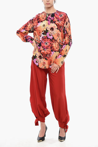 Silk Blouse With Floral Print