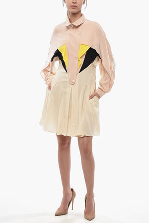 Half-Zip-Kleid MARGOT mit kontrastierenden Details