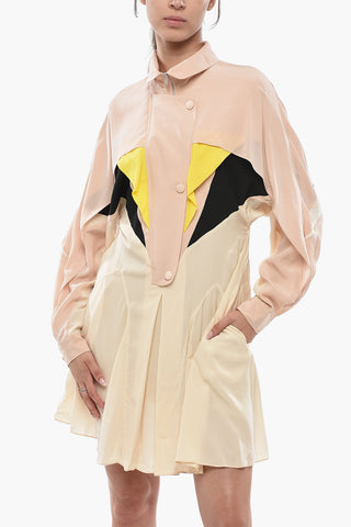 Vestito Half Zip MARGOT con Dettagli a Contrasto