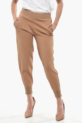 Pantaloni COMPACT Elasticizzati A Vita Alta