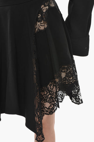 Ausgestelltes Kleid CELESTE mit Spitzeneinsätzen
