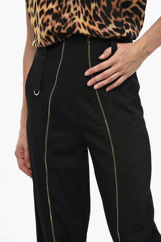 Pantaloni in Lana EWA con Doppia Zip Frontale