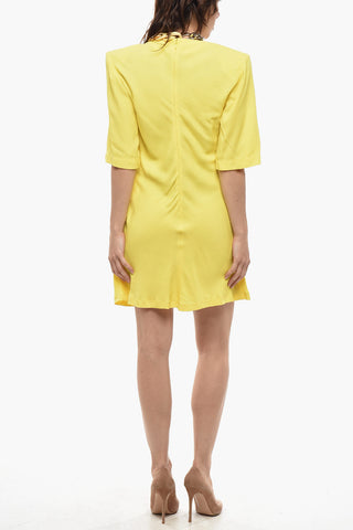 Solid-Color Dress FALABELLA With Chain At Neck