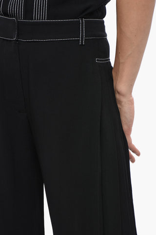 Hochtaillierte Hose NANCY Mit Falten