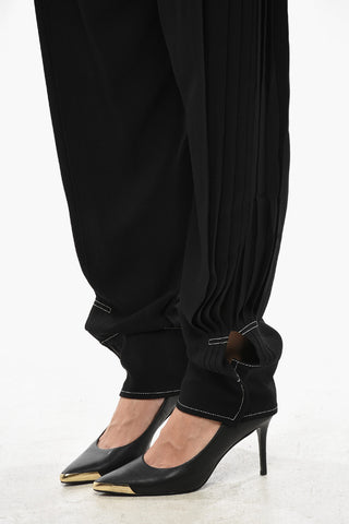 Hochtaillierte Hose NANCY Mit Falten