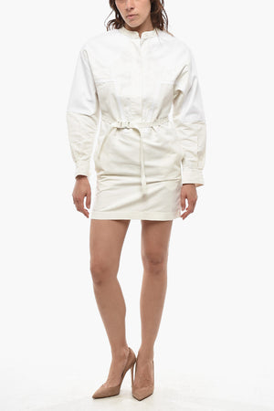 Langärmeliges Kleid LIANA mit Gürtel