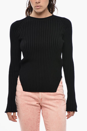 Ribbed Long-Sleeve Top