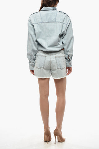 Denim-Jumpsuit SUMEMR Mit Logoknöpfen