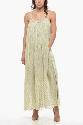 Silk-Blend Dress NADIA with Lurex Details